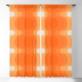 Echoes - Creamsicle Blackout Curtain