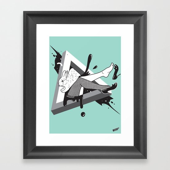 Lady Bunny Framed Art Print
