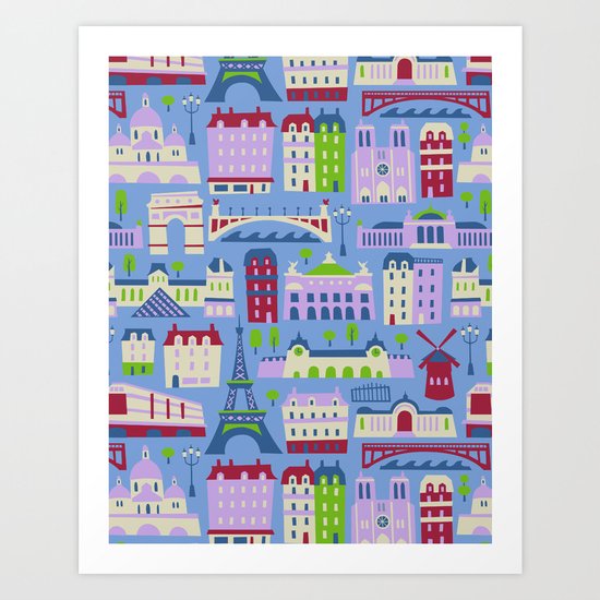 J'adore Paris Art Print