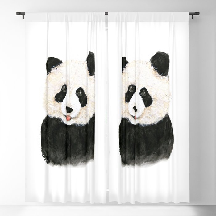 naughty little panda Blackout Curtain