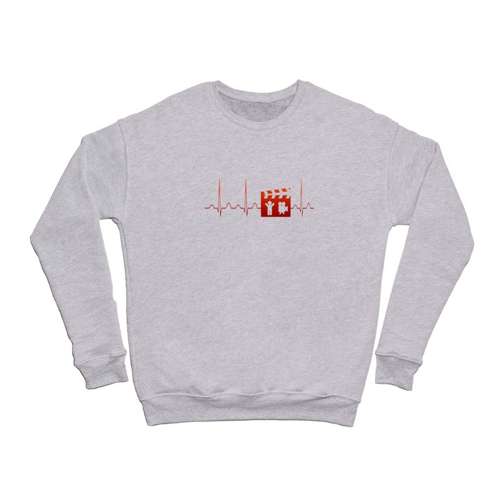 Filmmaker Heartbeat Crewneck Sweatshirt