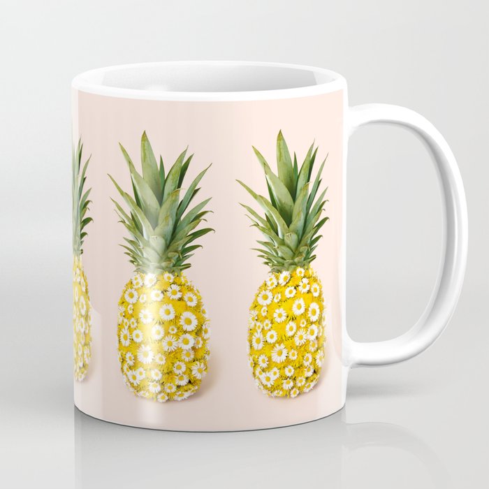 Daisy Pineapple Coffee Mug