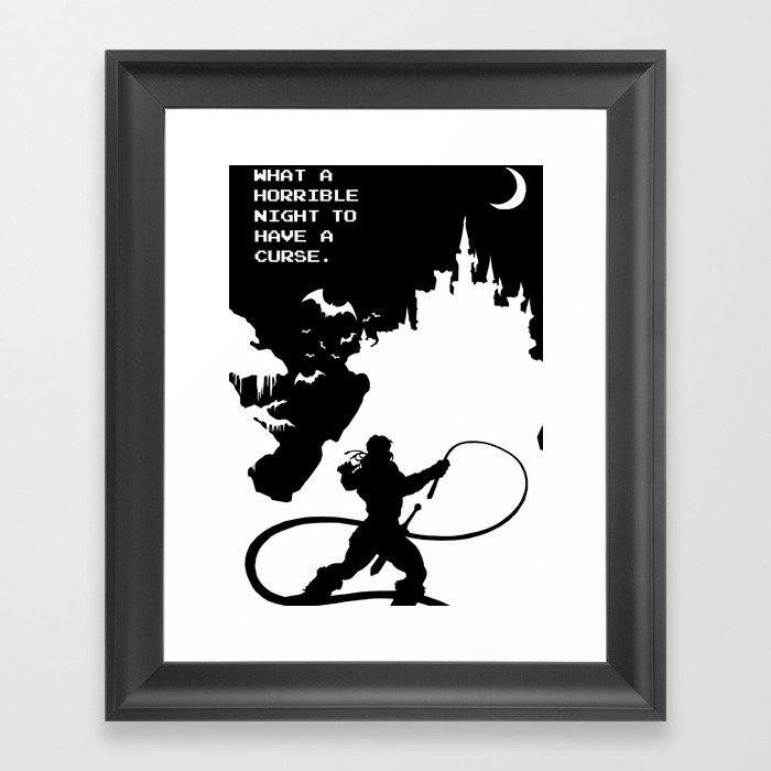 What a Horrible Night to Have a Curse Framed Art Print