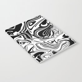 Black And White Marble Notebook