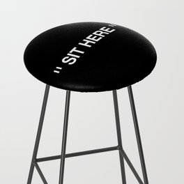 "TEXT HERE" 3 Bar Stool