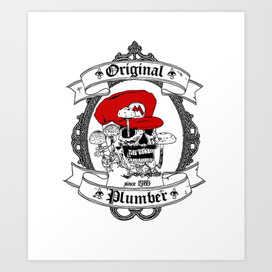 Original Plumber Art Print