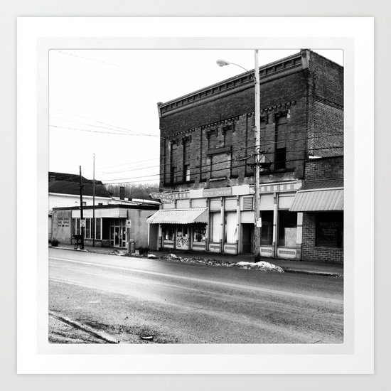 Ohio Ghost Town... Art Print