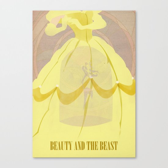 Beauty And The Beast Canvas Print