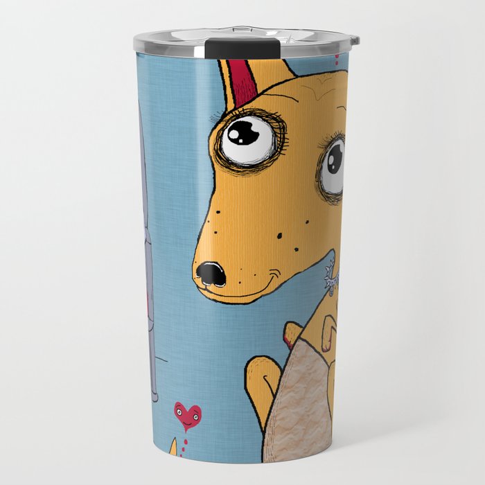 hygge = a warm chihuahua / chihuahuas dog in your lap Travel Mug