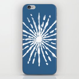Blue Ordinary Thing Shibori Art iPhone Skin