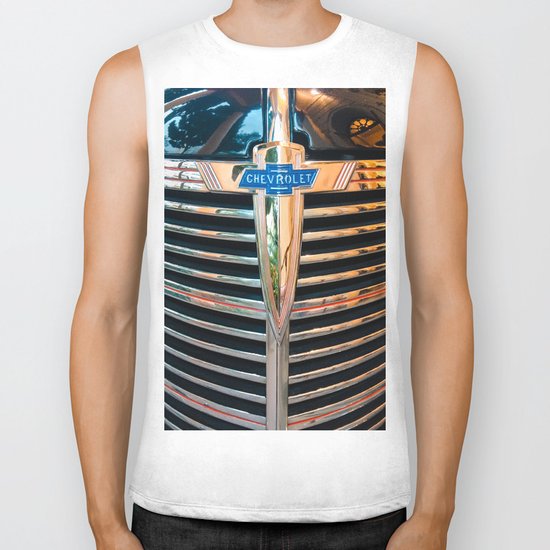 Old Chevrolet Biker Tank