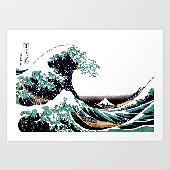The Great Wave off Kanagawa Art Print