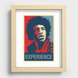 Hendrix "Experience" Rock Poster Recessed Framed Print