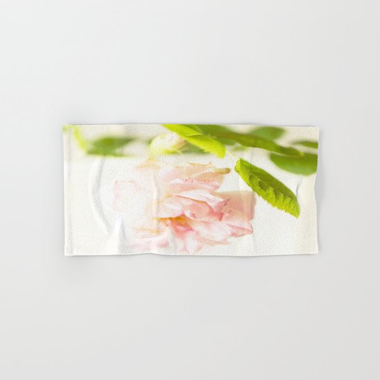 Romantic Soft Pink Rose Hand & Bath Towel