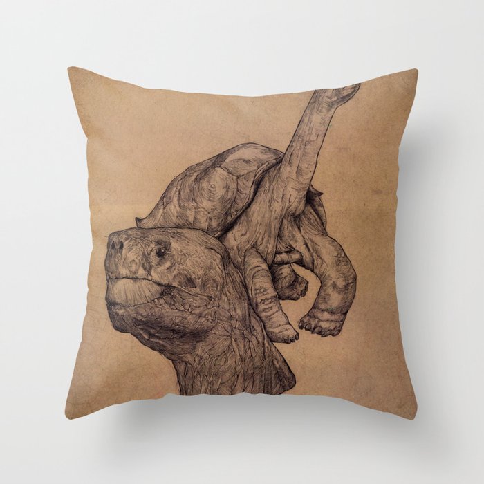 Lonely George  Throw Pillow