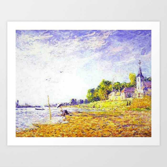 Golden Banks at Poissy, France by Francis Picabia Art Print