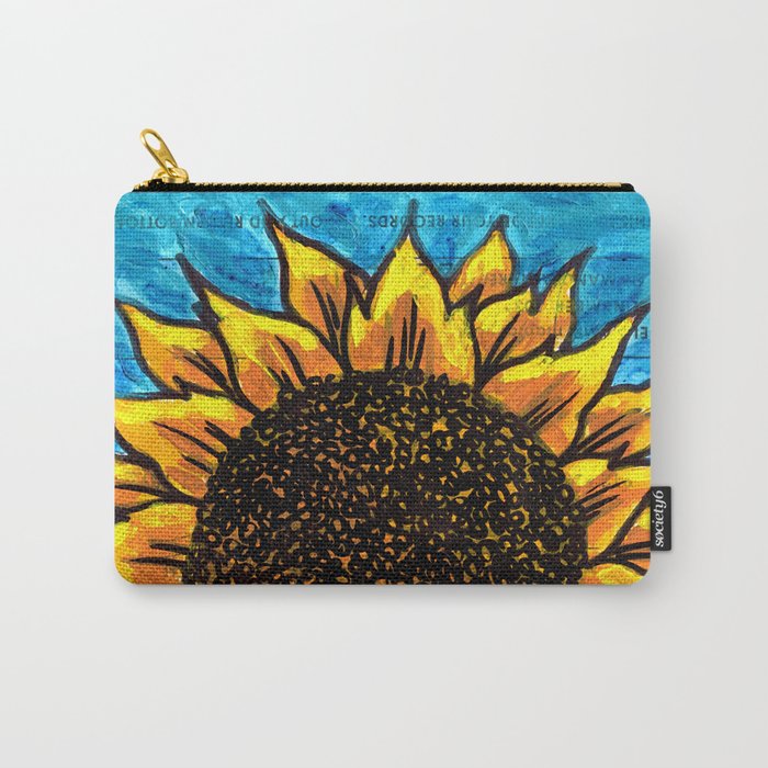 Sunflower Days  Carry-All Pouch