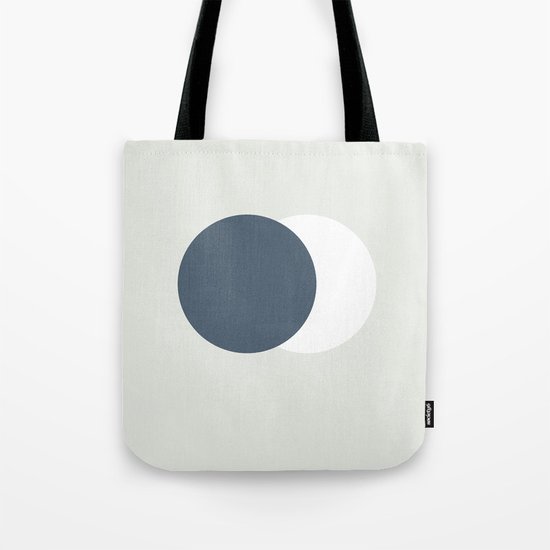 Earth Moon Hug Tote Bag