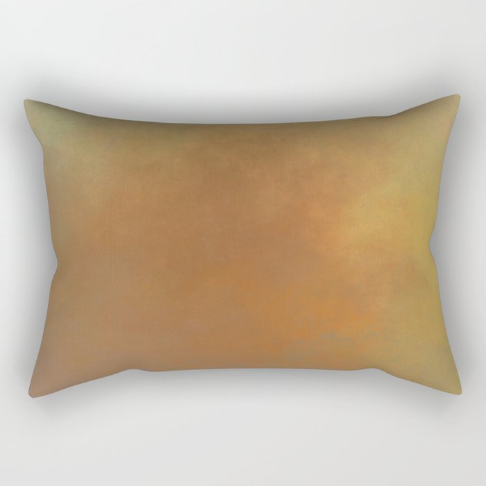 Orange yellow Rectangular Pillow