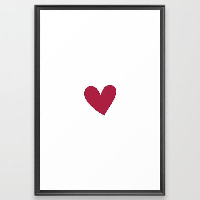 Love You Framed Art Print