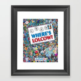 Where's Lolcow? Framed Art Print