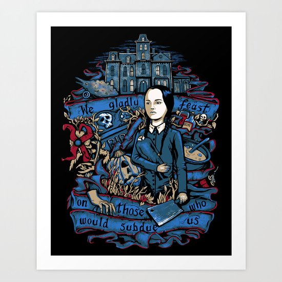 Wednesday Feast Art Print