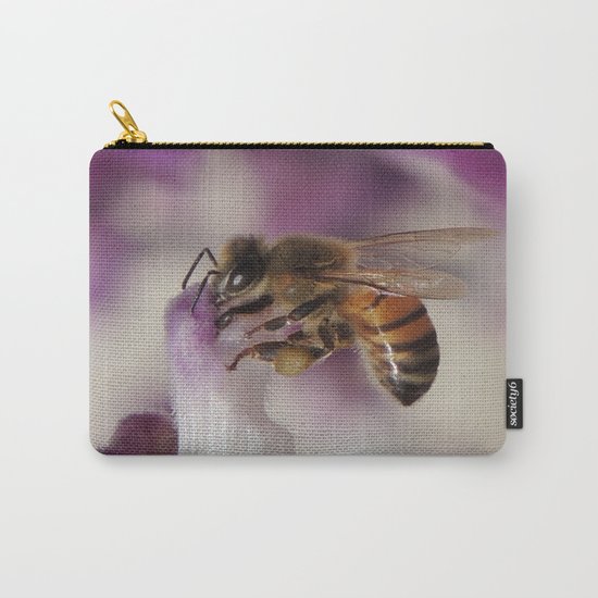 Worker Bee on Mexican Sage Carry-All Pouch