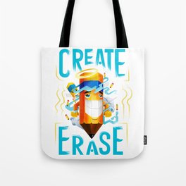 Create | Erase - Scribs (isometric) Tote Bag