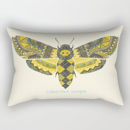 "Acherontia atropos" Moth Rectangular Pillow