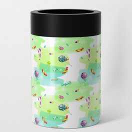 Candy (green/blue) Can Cooler