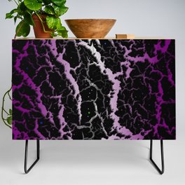 Cracked Space Lava - Purple/White Credenza