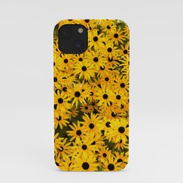 Field of Yellow Wildflowers iPhone Case