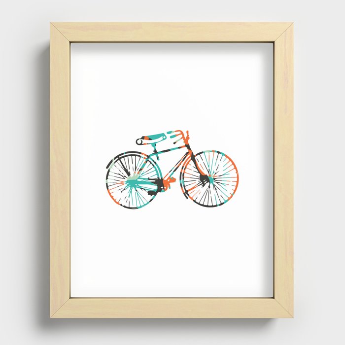 Bicycle Recessed Framed Print