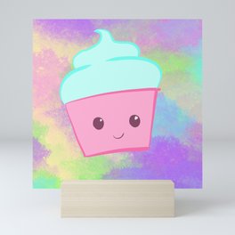 Happy Cupcake Mini Art Print
