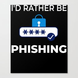 Password Hacker Phishing Computer Hacking Canvas Print