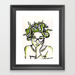 Modern Medusa Framed Art Print
