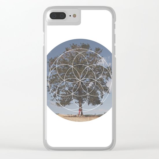 Free Tree Hugs - Geometric Photography Clear iPhone Case