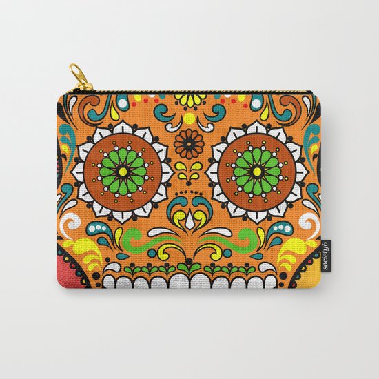 Sugar Skull #8 Carry-All Pouch