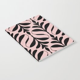 Funky leaves blush Notebook