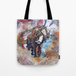 Elephant Painting Tote Bag
