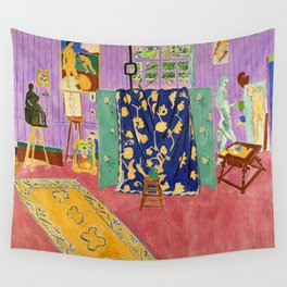 Henri Matisse The Pink Studio Wall Tapestry