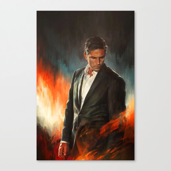He Who Fights Monsters Canvas Print