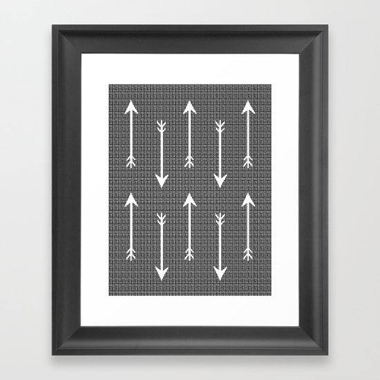 Arrow Sketch Framed Art Print