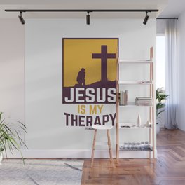 Jesus Is My Therapy Wall Mural