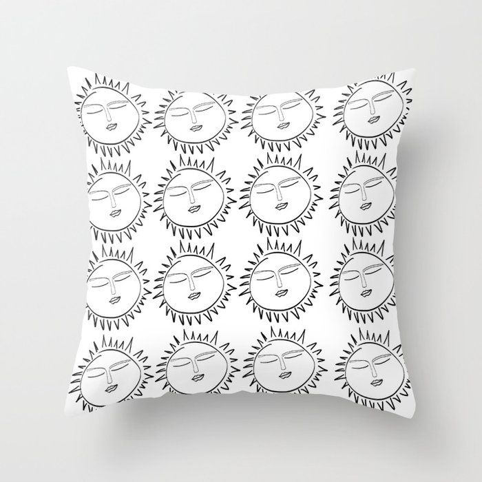 Sun Log Throw Pillow by rachelwaltemeyer | Society6