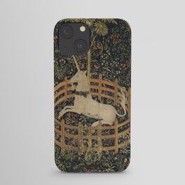 The Unicorn in Captivity (1495) iPhone Case