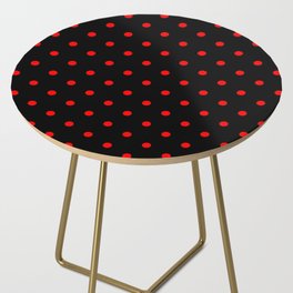 Purely Red - polka 7 Side Table