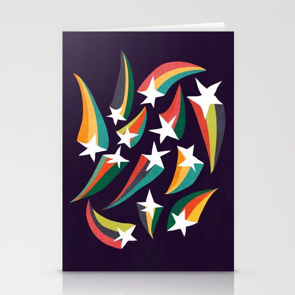 Shooting star Stationery Cards