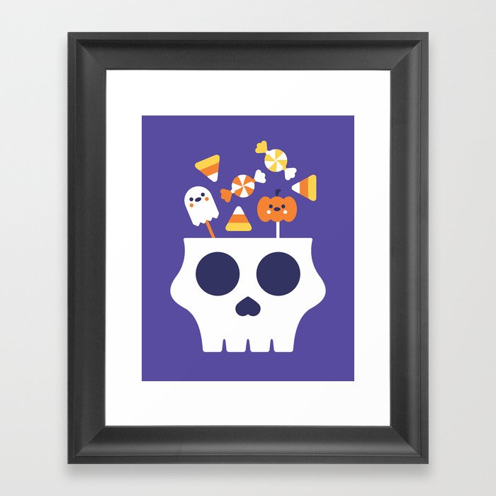Skull & Candy Framed Art Print