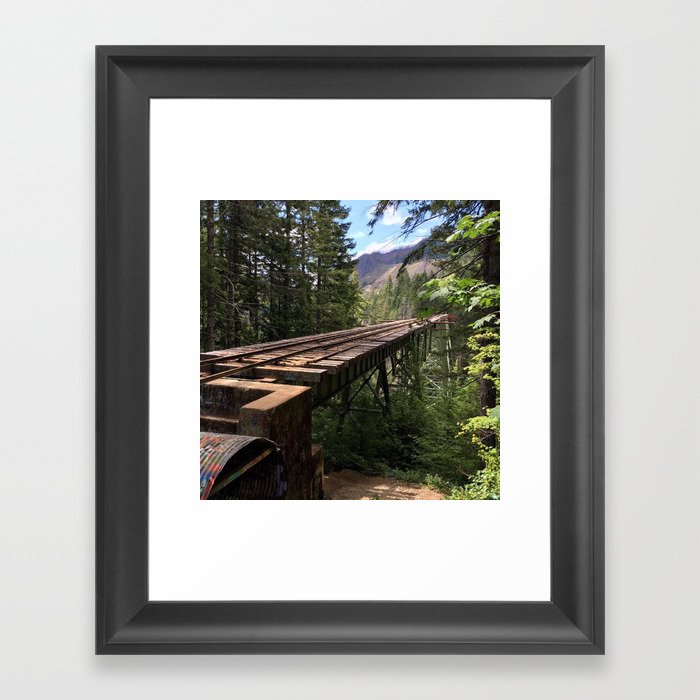 High Steel Bridge Framed Art Print